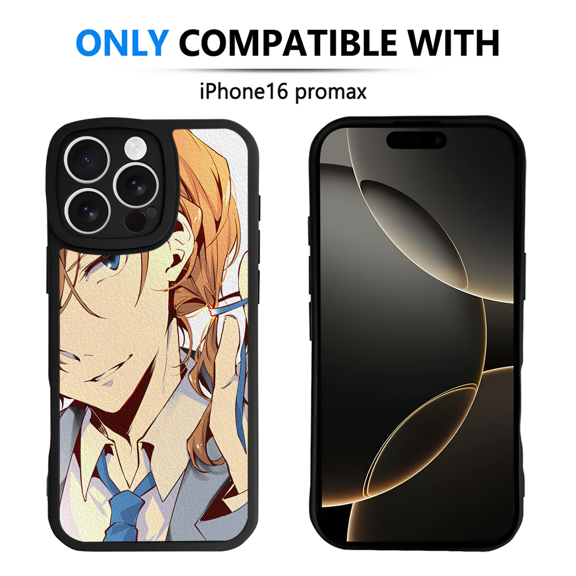 （画像用） 文豪ストレイドッグス Bungo Stray Dogs 【iPhone 16シリーズ対応】シリコンスマホケース（レザー調） 材質：シリコン